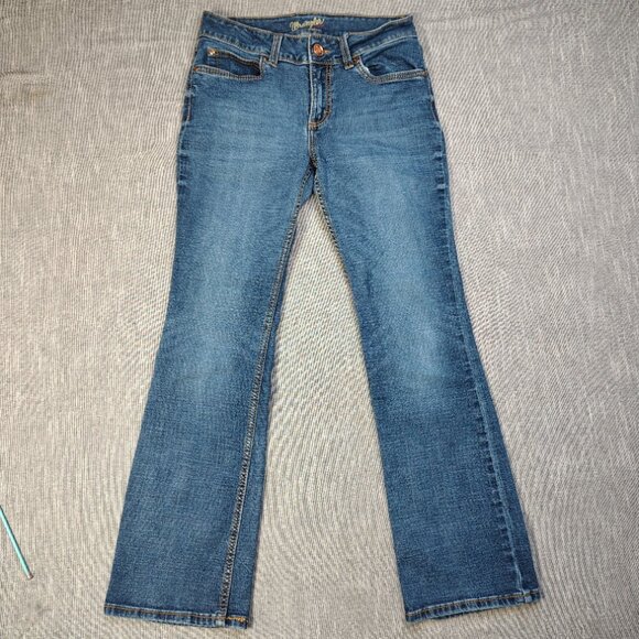 Wrangler Denim - Wrangler Jeans Womens Size 28x30 Blue Retro Boot Cut Western Stitched Pockets